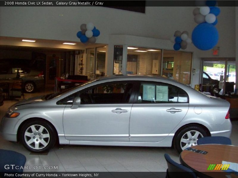 Galaxy Gray Metallic / Gray 2008 Honda Civic LX Sedan