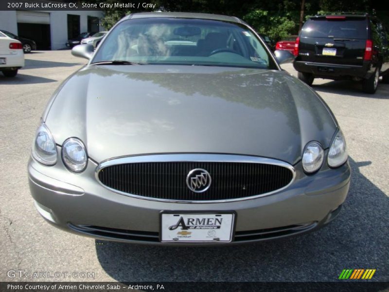 Stone Gray Metallic / Gray 2007 Buick LaCrosse CX