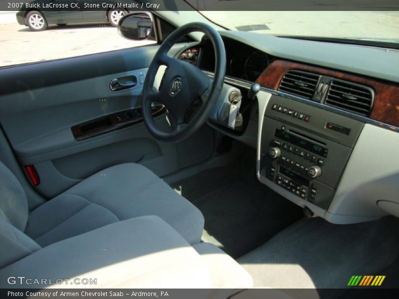 Stone Gray Metallic / Gray 2007 Buick LaCrosse CX