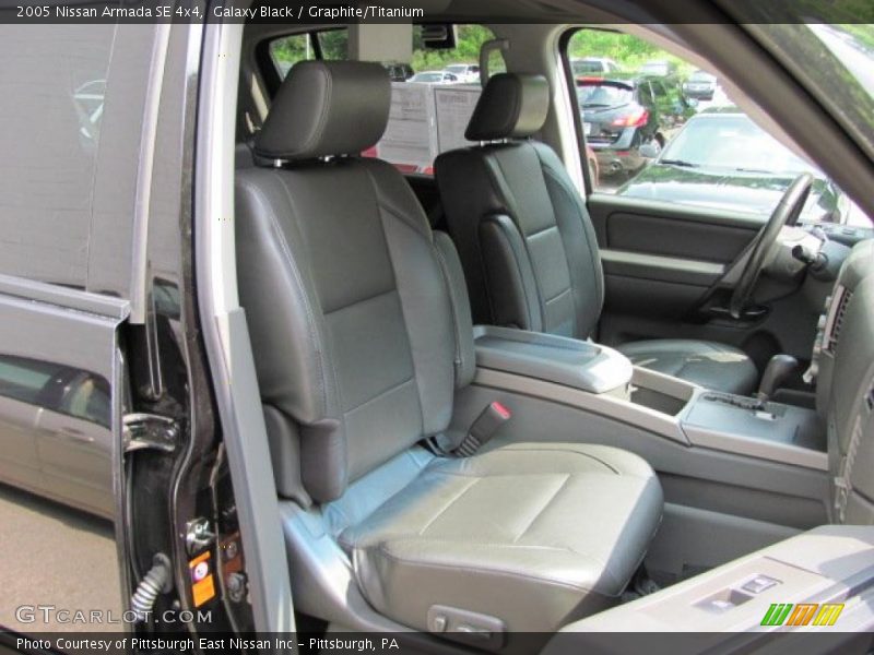 Galaxy Black / Graphite/Titanium 2005 Nissan Armada SE 4x4