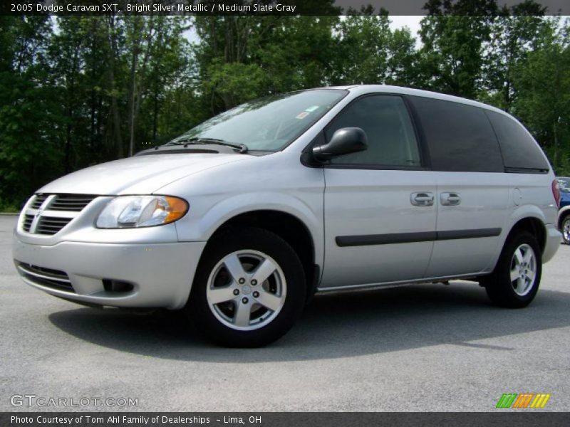 Bright Silver Metallic / Medium Slate Gray 2005 Dodge Caravan SXT