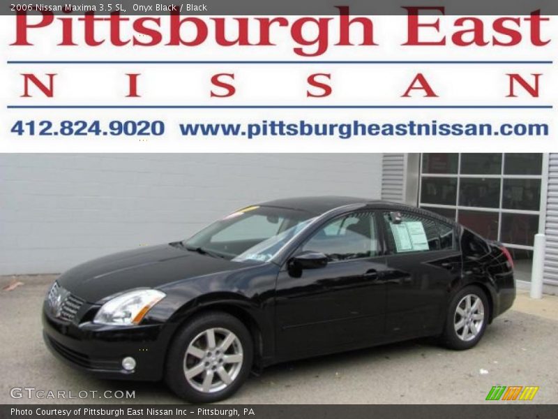 Onyx Black / Black 2006 Nissan Maxima 3.5 SL