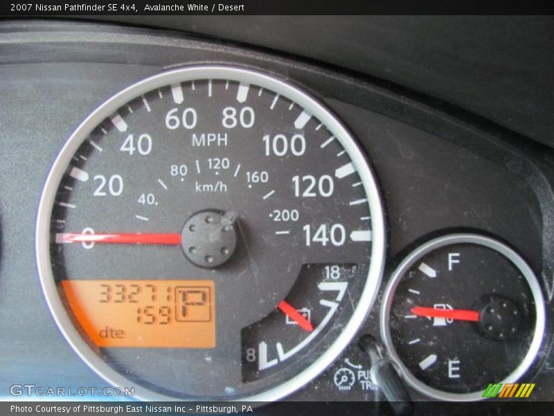 Avalanche White / Desert 2007 Nissan Pathfinder SE 4x4