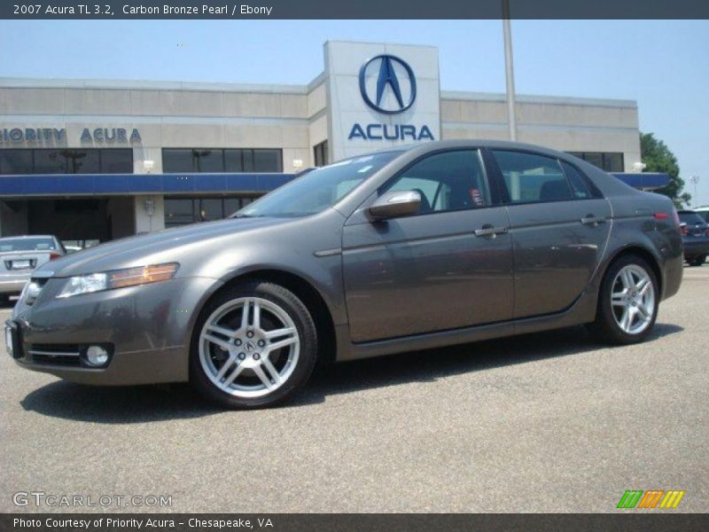 Carbon Bronze Pearl / Ebony 2007 Acura TL 3.2