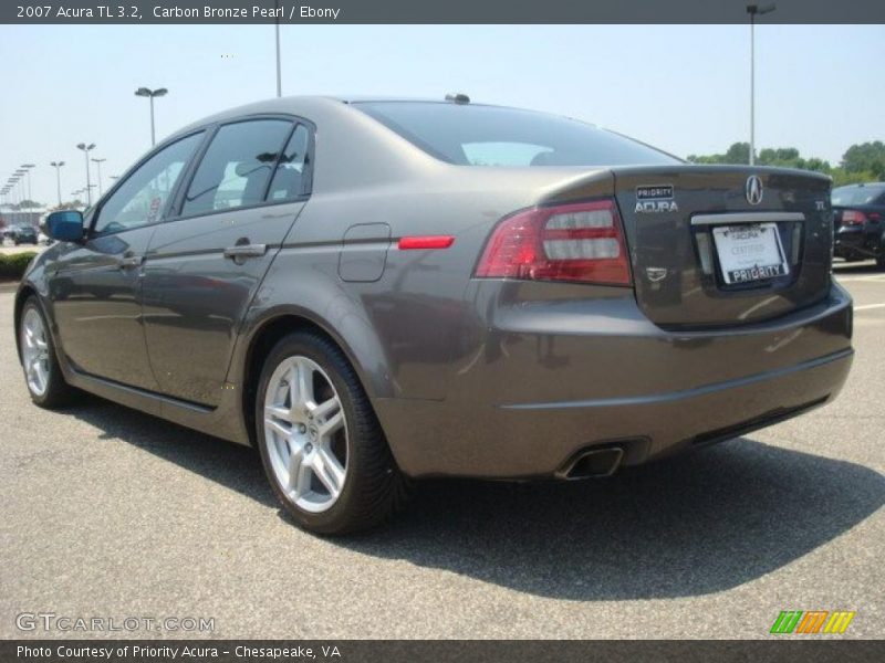 Carbon Bronze Pearl / Ebony 2007 Acura TL 3.2