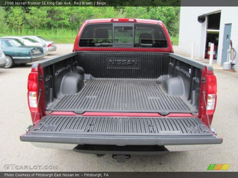 Red Brawn / Beige 2008 Nissan Frontier SE King Cab 4x4