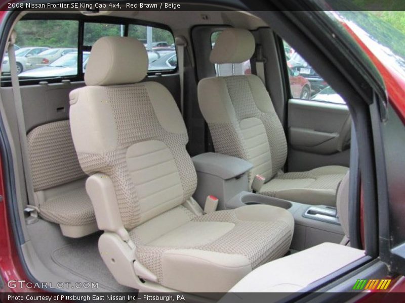 Red Brawn / Beige 2008 Nissan Frontier SE King Cab 4x4