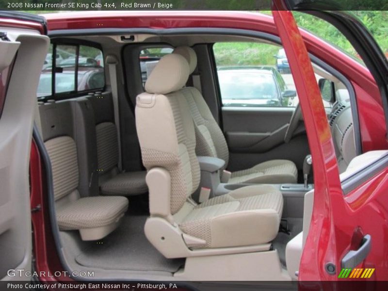 Red Brawn / Beige 2008 Nissan Frontier SE King Cab 4x4