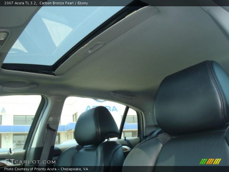 Carbon Bronze Pearl / Ebony 2007 Acura TL 3.2