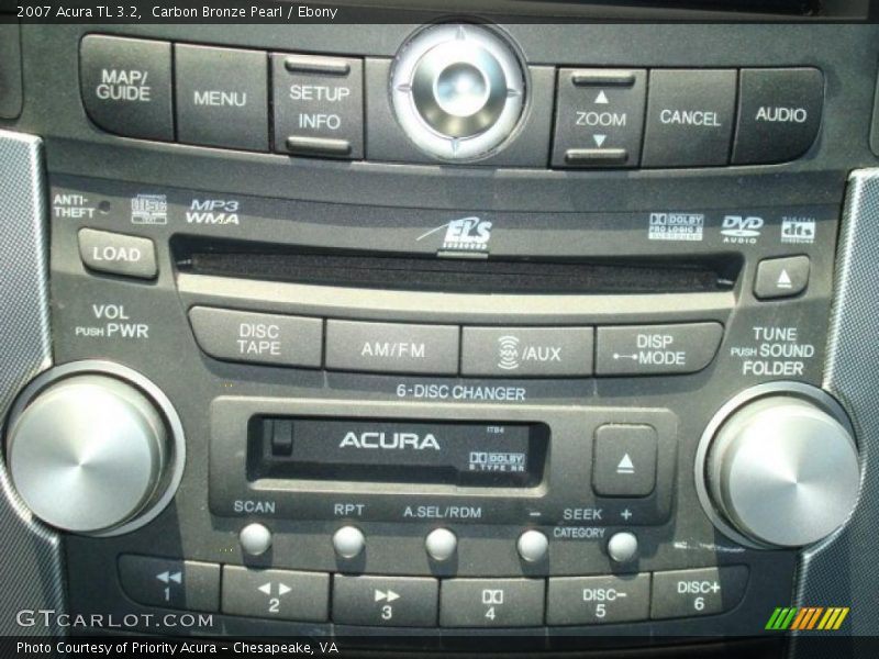 Carbon Bronze Pearl / Ebony 2007 Acura TL 3.2
