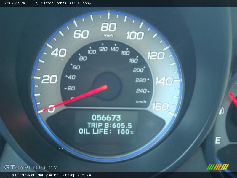 Carbon Bronze Pearl / Ebony 2007 Acura TL 3.2