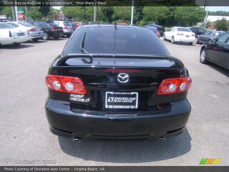 Onyx Black / Black 2005 Mazda MAZDA6 s Sport Hatchback