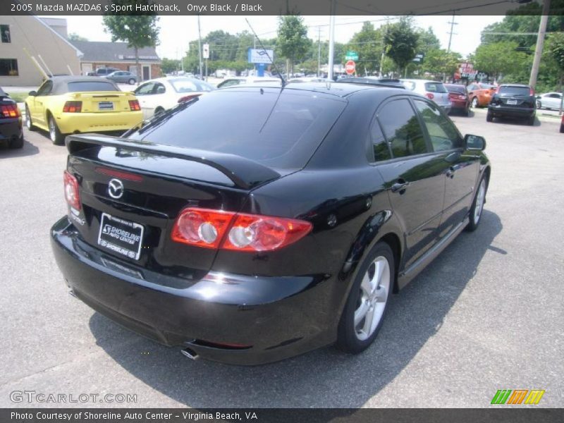 Onyx Black / Black 2005 Mazda MAZDA6 s Sport Hatchback