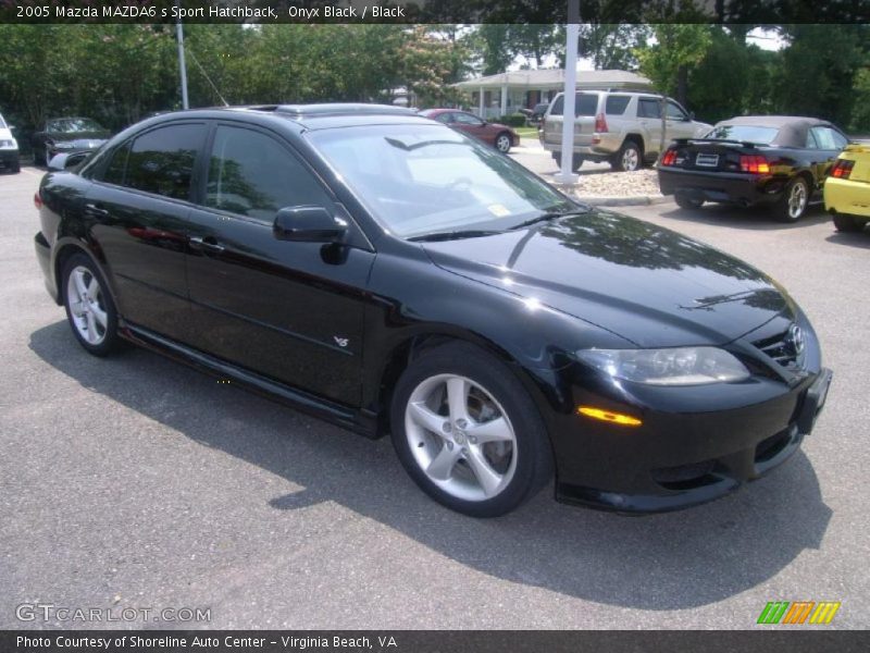 Onyx Black / Black 2005 Mazda MAZDA6 s Sport Hatchback