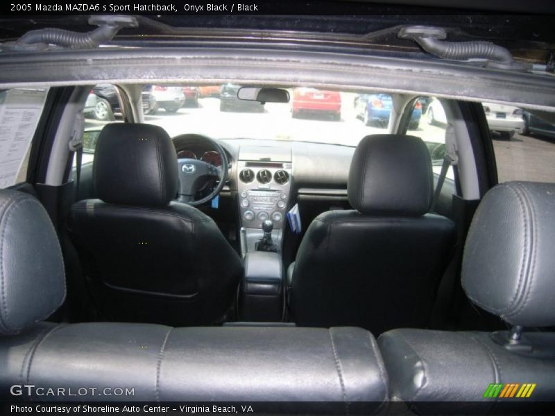 Onyx Black / Black 2005 Mazda MAZDA6 s Sport Hatchback