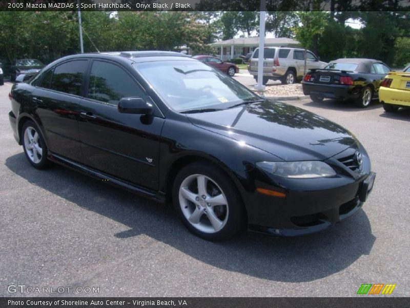 Onyx Black / Black 2005 Mazda MAZDA6 s Sport Hatchback