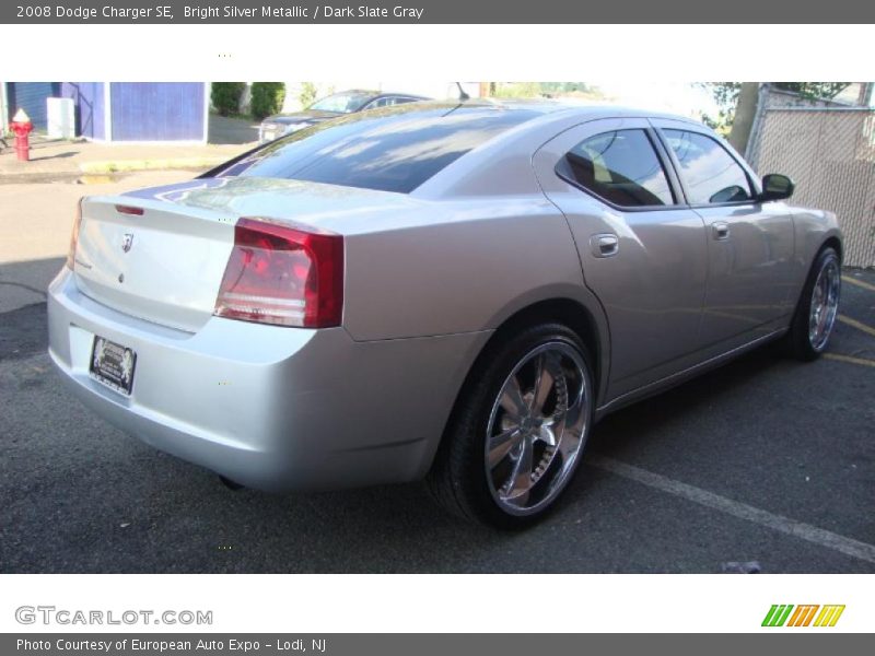 Bright Silver Metallic / Dark Slate Gray 2008 Dodge Charger SE