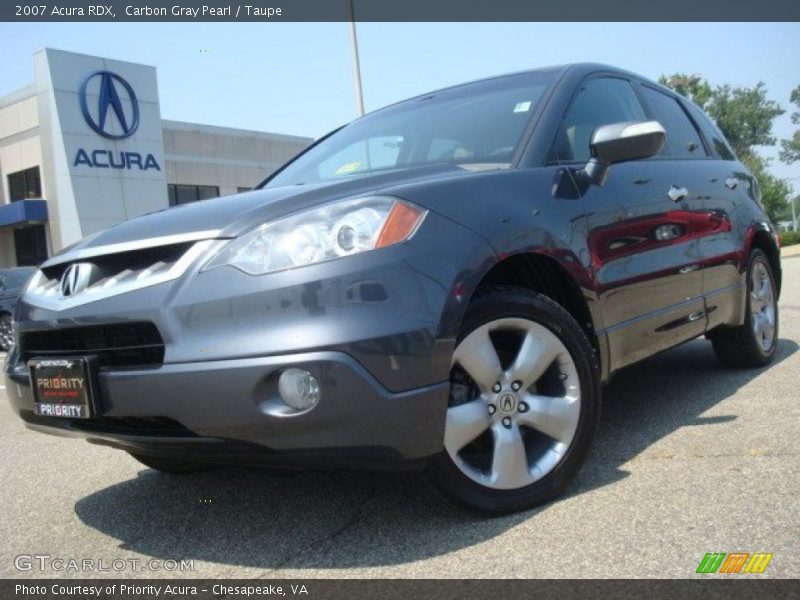 Carbon Gray Pearl / Taupe 2007 Acura RDX