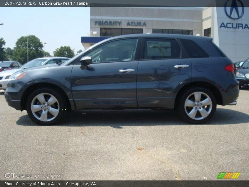 Carbon Gray Pearl / Taupe 2007 Acura RDX