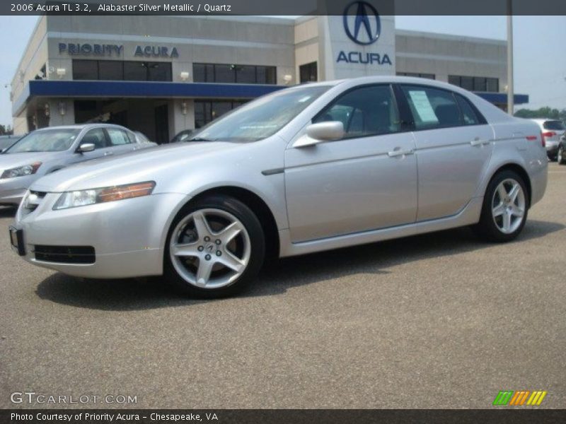 Alabaster Silver Metallic / Quartz 2006 Acura TL 3.2