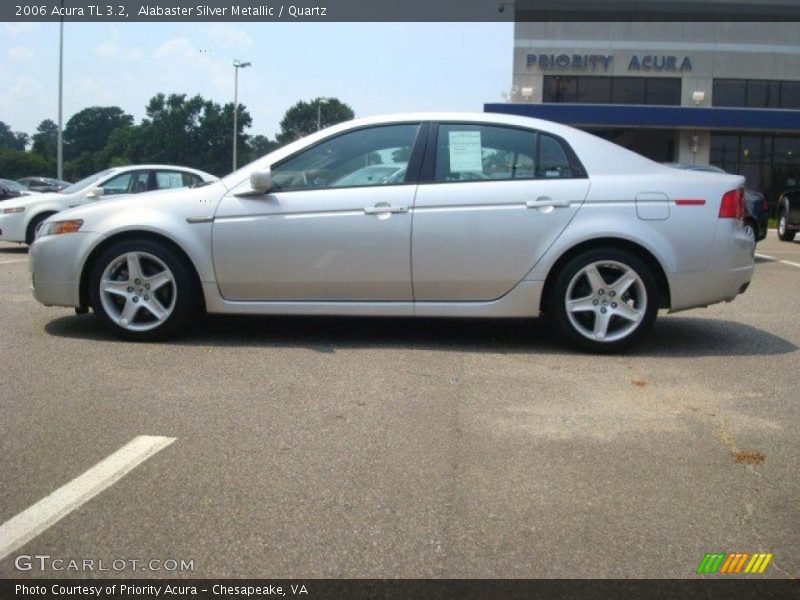 Alabaster Silver Metallic / Quartz 2006 Acura TL 3.2