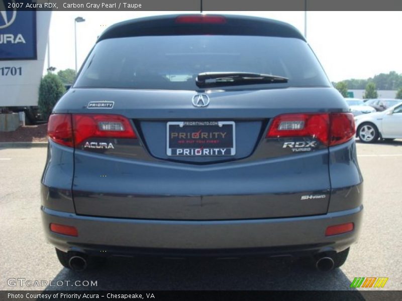 Carbon Gray Pearl / Taupe 2007 Acura RDX
