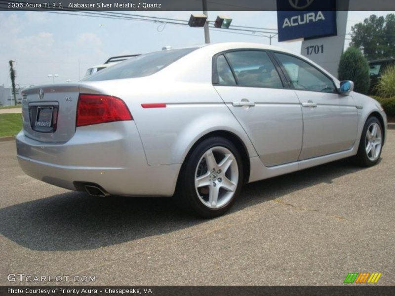 Alabaster Silver Metallic / Quartz 2006 Acura TL 3.2