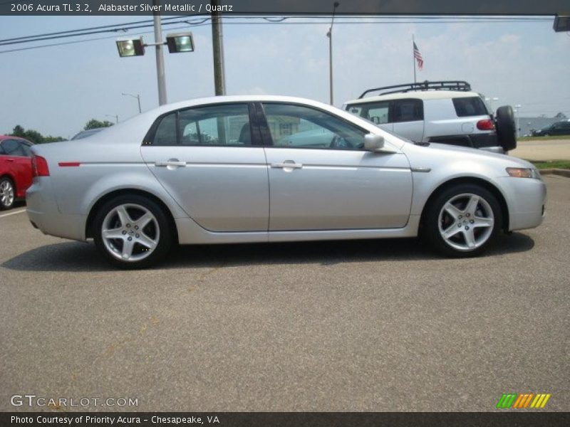 Alabaster Silver Metallic / Quartz 2006 Acura TL 3.2