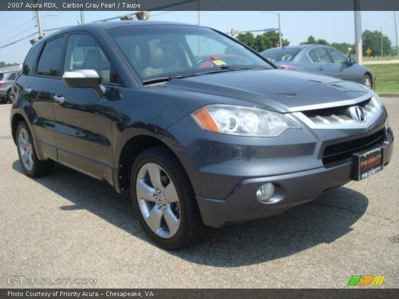 Carbon Gray Pearl / Taupe 2007 Acura RDX