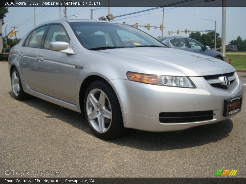Alabaster Silver Metallic / Quartz 2006 Acura TL 3.2