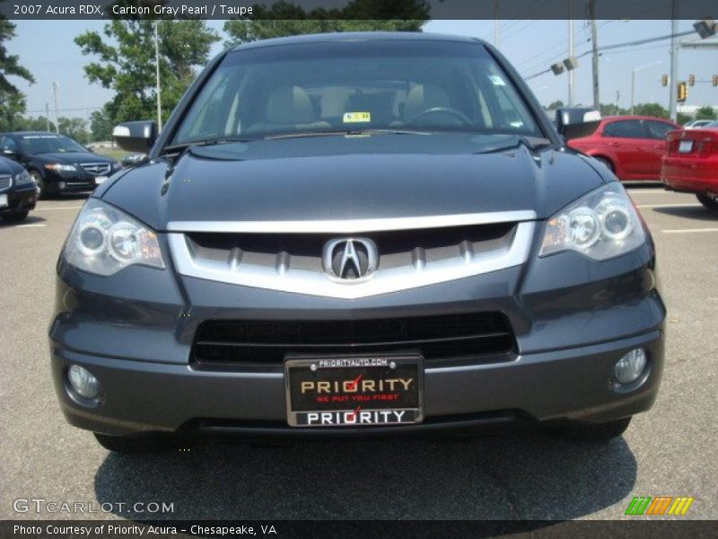 Carbon Gray Pearl / Taupe 2007 Acura RDX