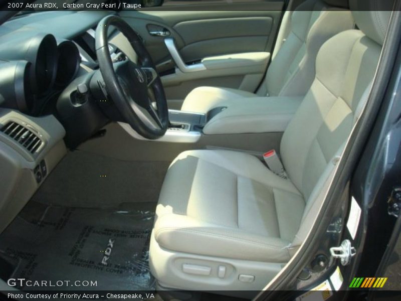Carbon Gray Pearl / Taupe 2007 Acura RDX