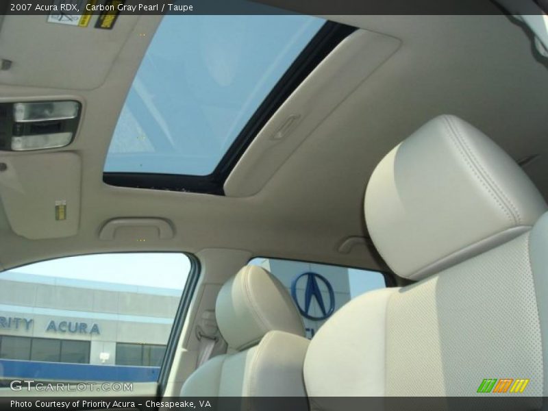 Carbon Gray Pearl / Taupe 2007 Acura RDX