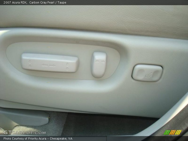 Carbon Gray Pearl / Taupe 2007 Acura RDX