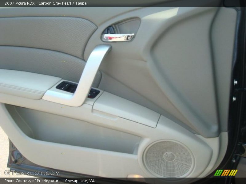 Carbon Gray Pearl / Taupe 2007 Acura RDX
