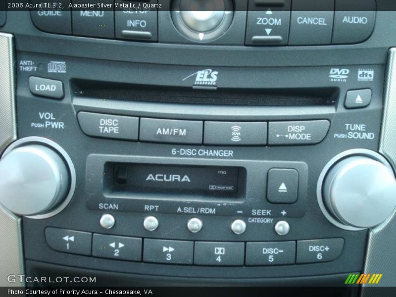 Alabaster Silver Metallic / Quartz 2006 Acura TL 3.2