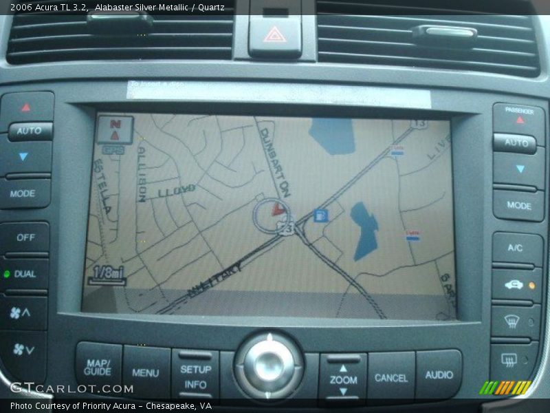 Alabaster Silver Metallic / Quartz 2006 Acura TL 3.2