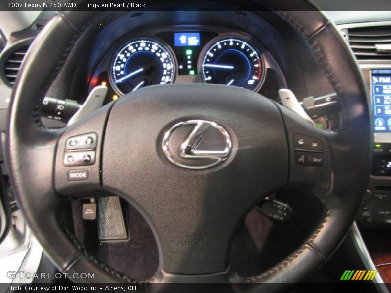 Tungsten Pearl / Black 2007 Lexus IS 250 AWD