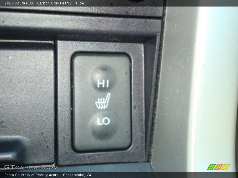 Carbon Gray Pearl / Taupe 2007 Acura RDX