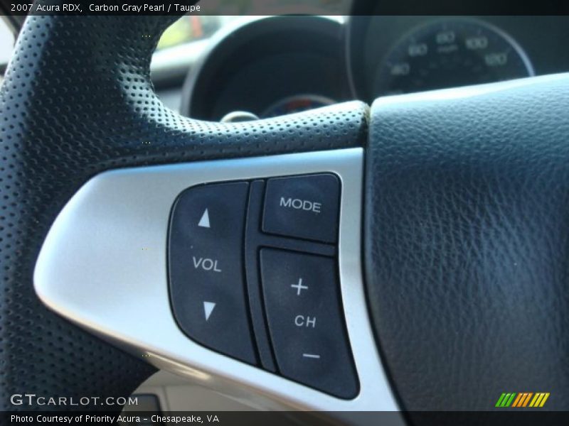 Carbon Gray Pearl / Taupe 2007 Acura RDX