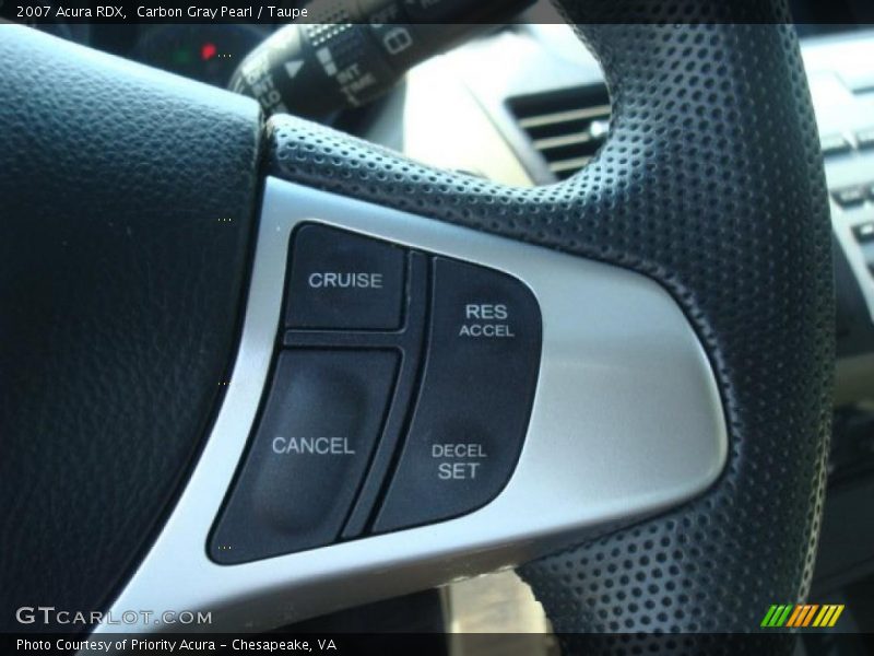 Carbon Gray Pearl / Taupe 2007 Acura RDX