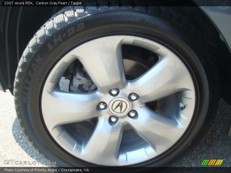 Carbon Gray Pearl / Taupe 2007 Acura RDX