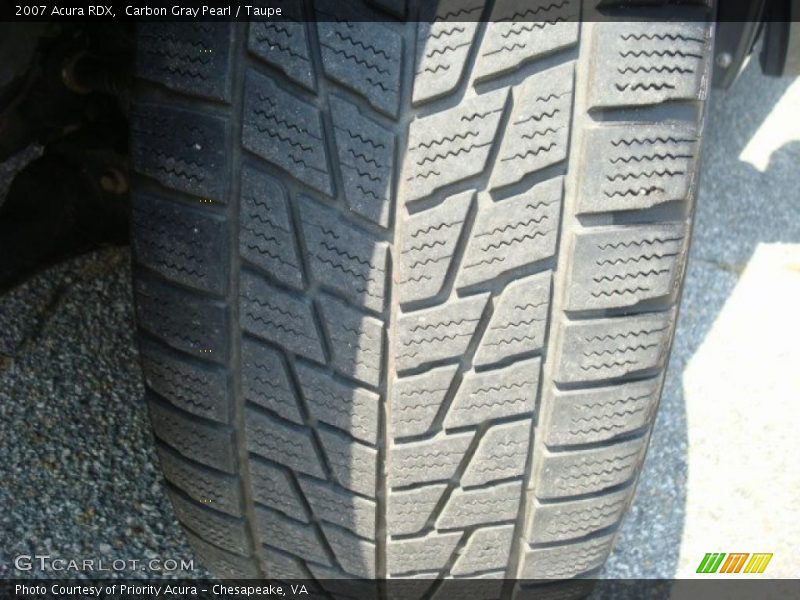 Carbon Gray Pearl / Taupe 2007 Acura RDX