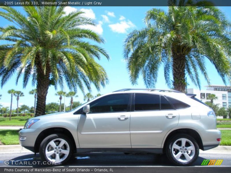 Millenium Silver Metallic / Light Gray 2005 Lexus RX 330