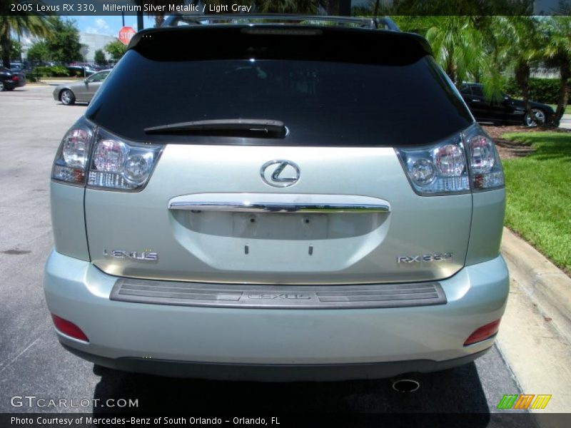 Millenium Silver Metallic / Light Gray 2005 Lexus RX 330