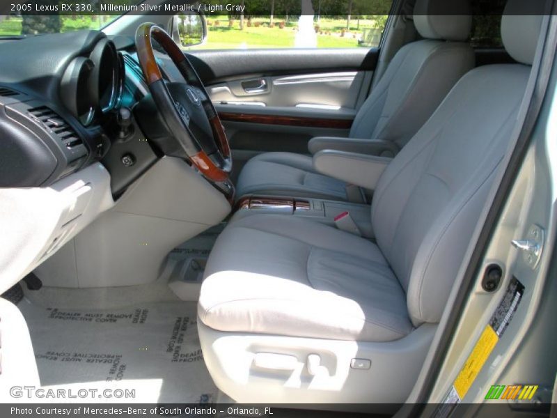 Millenium Silver Metallic / Light Gray 2005 Lexus RX 330