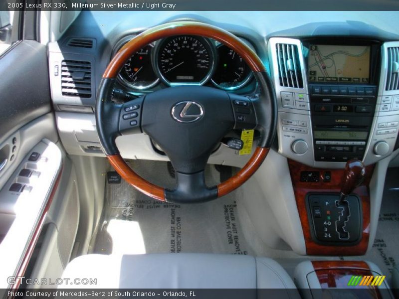 Millenium Silver Metallic / Light Gray 2005 Lexus RX 330