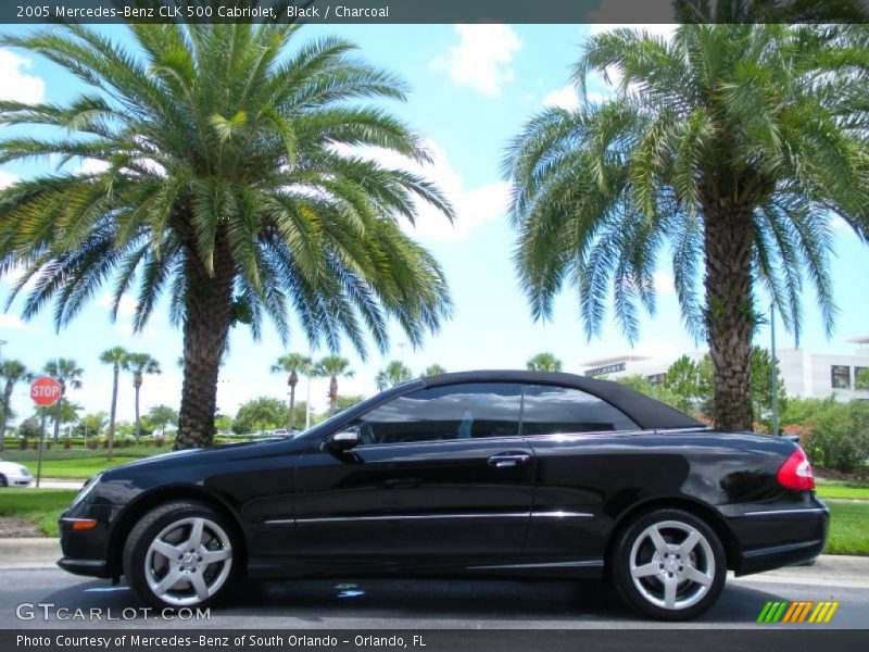 Black / Charcoal 2005 Mercedes-Benz CLK 500 Cabriolet