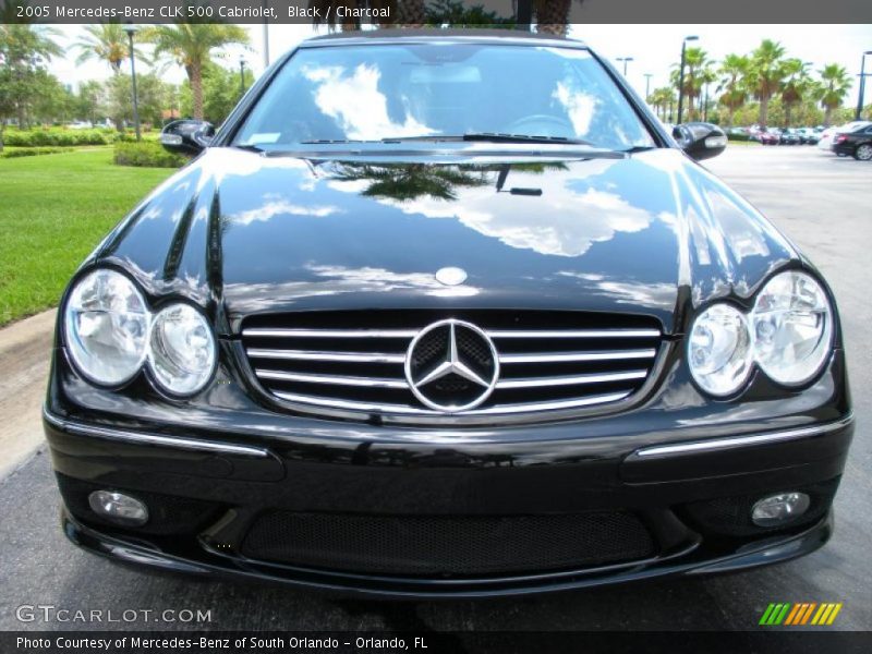 Black / Charcoal 2005 Mercedes-Benz CLK 500 Cabriolet