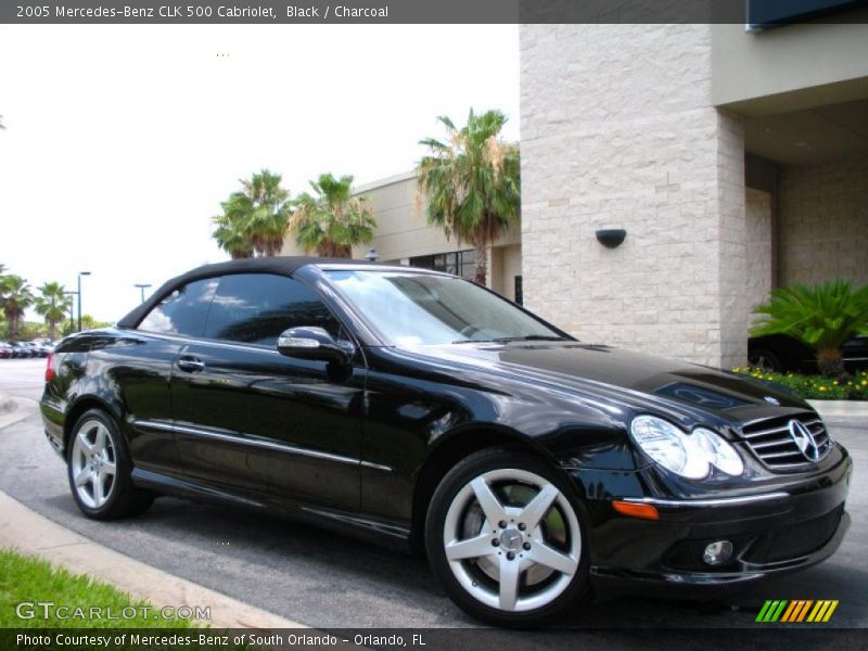 Black / Charcoal 2005 Mercedes-Benz CLK 500 Cabriolet